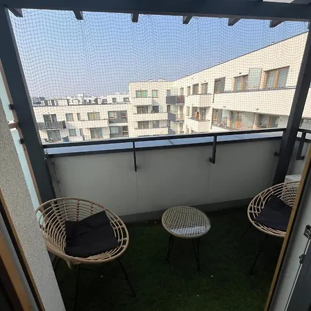Apartment Modern, Airport Designer Double Warsaw